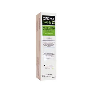 قیمت شامپو سر و بدن برند درماسیف مدل Acne Derm مناسب پوست چرب حجم ۲۰۰ میل
