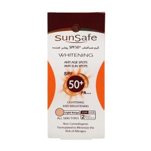 کرم ضدآفتاب و روشن‌کننده رنگی سان سیف با SPF 50+ و PA+++