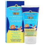 خرید کرم ضد آفتاب بی رنگ سان سیف با SPF30 مناسب کودک