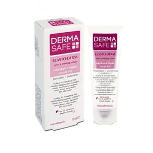 کرم ژل رفع ترک بدن برند درماسیف مدل ELASTO DERM حجم 75 میل