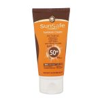 خرید کرم ضد آفتاب فاقد چربی سان سیف مدل SPF 50 پوست چرب - بژ روشن