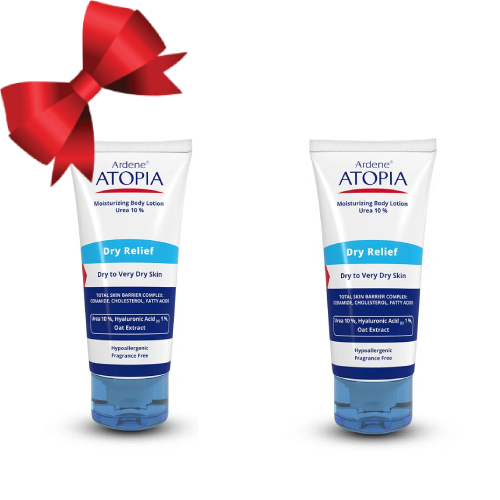 لوسیون مرطوب کننده قوی بدن برند آردن اتوپیا حاوی 10% اوره درای ریلیف