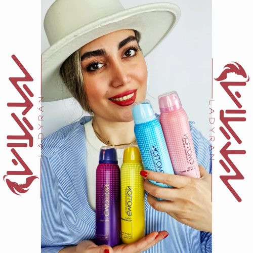 فروشگاه اینترنتی لیدیران پخش محصولات برند ایموشن | خرید و قیمت پک 4 عددی اسپری خوشبو کننده زنونه برند ایموشن