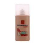 فلوئید ضد آفتاب رنگی مای SPF 50 مدل Smart Defense حاوی محافظ UVA و UVB ‌مناسب انواع پوست حجم 50 میلی‌ لیتر