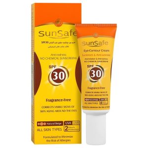 کرم ضد آفتاب رنگی سان سیف با SPF30 مناسب دور چشم حجم 20 میلی لیتر