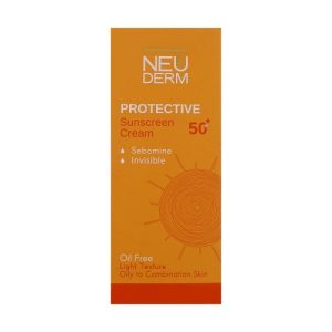 ارسال سریع کرم ضد آفتاب رنگی نئودرم مدل Protective با SPF50 فاقد چربی مناسب پوست چرب حجم 50 میلی لیتر