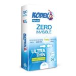 کاندوم 12 عددی بسیار نازک مدل زیرو اینویزیبل ناچ کدکس