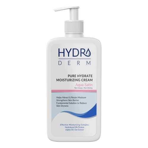 کرم پمپی مرطوب کننده و نرم کننده دست و صورت صورتی 500ml – SATIN