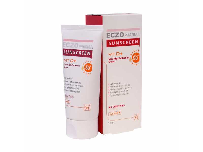 کرم ضد آفتاب رنگی اگزو فارما SPF50 برند مای فارما مناسب انواع پوست حجم ۵۰ میل، بهترین کرم ضد آفتاب برای پوست خشک و حساس