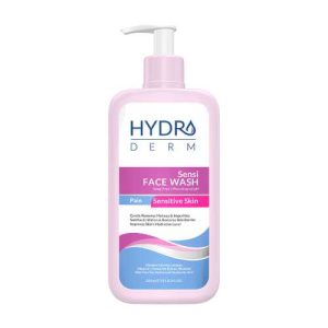 مایع شوینده غیر صابونی مناسب پوست حساس مدل Sensi face wash هیدرودرم 350 میل