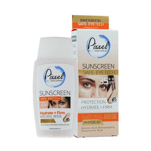 کرم ضد آفتاب فیزیکی دور چشم و صورت SPF35 پیکسل