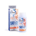 کرم ضد آفتاب SPF50 بی رنگ مناسب پوست خشک و نرمال 50 میل پیکسل