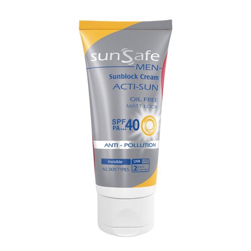 کرم ضد آفتاب آقایان SPF 40 سان سیف
