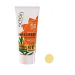 قیمت و مشخصات کرم ضد آفتاب رنگی شون SPF 50 مدل دابل شیلد مناسب پوست های نرمال و خشک