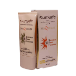 خرید ضد افتاب کرم پودری و پرایمری سان سیف بژ طلایی 40 میل با SPF 50 با پوشش بالا و زیر ساز آرایش مناسب انواع پوست به خصوص پوست چرب