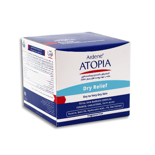 کرم مرطوب کننده و نرم کننده قوی درای ریلیف