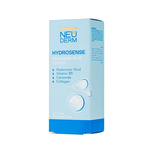 کرم آبرسان و هیالورونیک اسید نئودرم مدل Hydrosense حجم 50 میلی لیتر