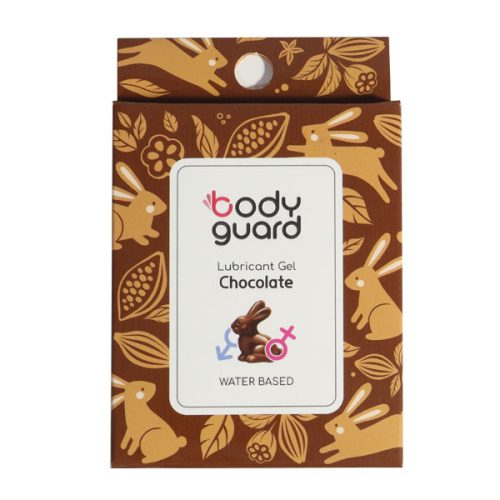 ژل لوبریکانت شکلاتی بادیگارد مدل chocolate بسته ۳ عددی