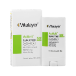 ضد آفتاب استیکی پوست چرب اکتی ویت SPF50 بی رنگ 15 گرم ویتالیر - Image 2