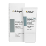 فلوئید ضد آفتاب ضد لک وایت ویت SPF50 بی رنگ 50 میل ویتالیر - Image 2