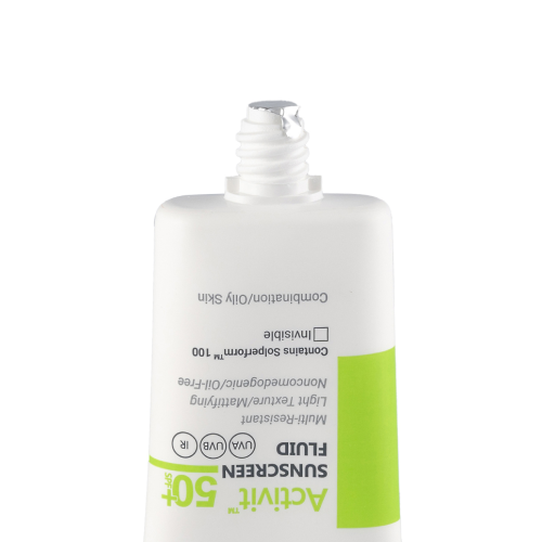 فلوئید ضد آفتاب پوست چرب اکتیویت SPF50 بیرنگ ویتالیر