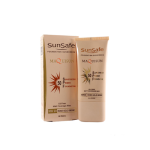 ضد آفتاب کرم پودری و پرایمری SPF50 رز گلد (NW20) مکیسان ۴۰میل سان سیف - Image 2