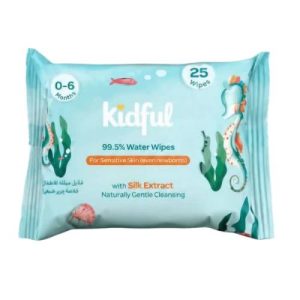 قیمت دستمال مرطوب کید فول پنبه ریز کودک 99.5 درصد آب