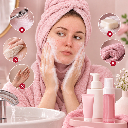 آیا شستشوی زیاد صورت باعث جوش زدن میشود